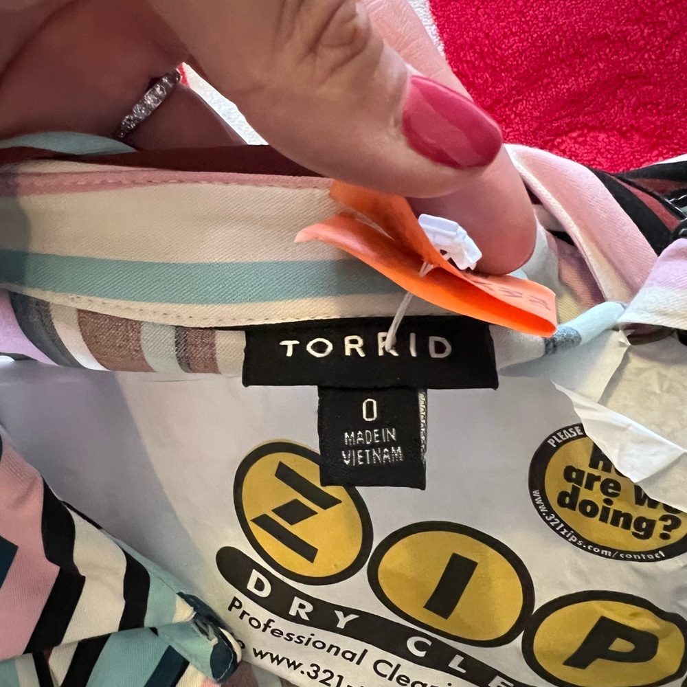 Torrid | Midi Stretch Challis Button Front Shirt … - image 8